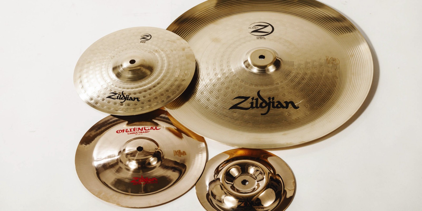 Zildjian FX Volcano Cup Zil-Bel, Oriental China Trash & Planet Z Effekt-Becken