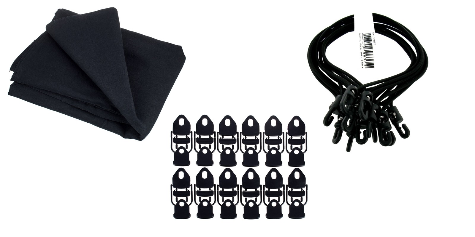 Stairville Euro Molton Set Black 2x3m