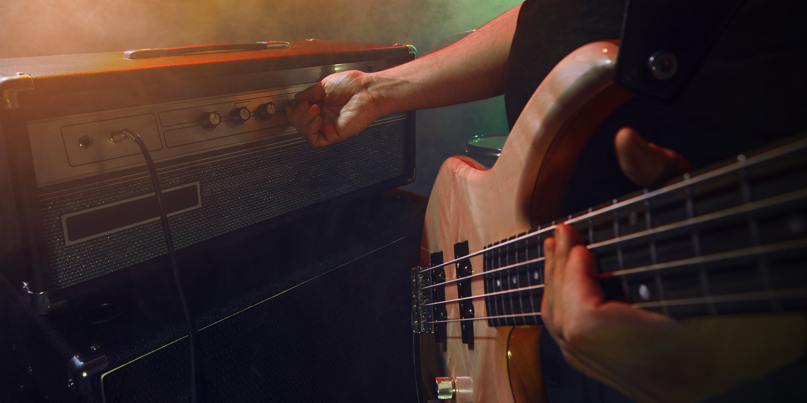 Bass-Player with Bass Head