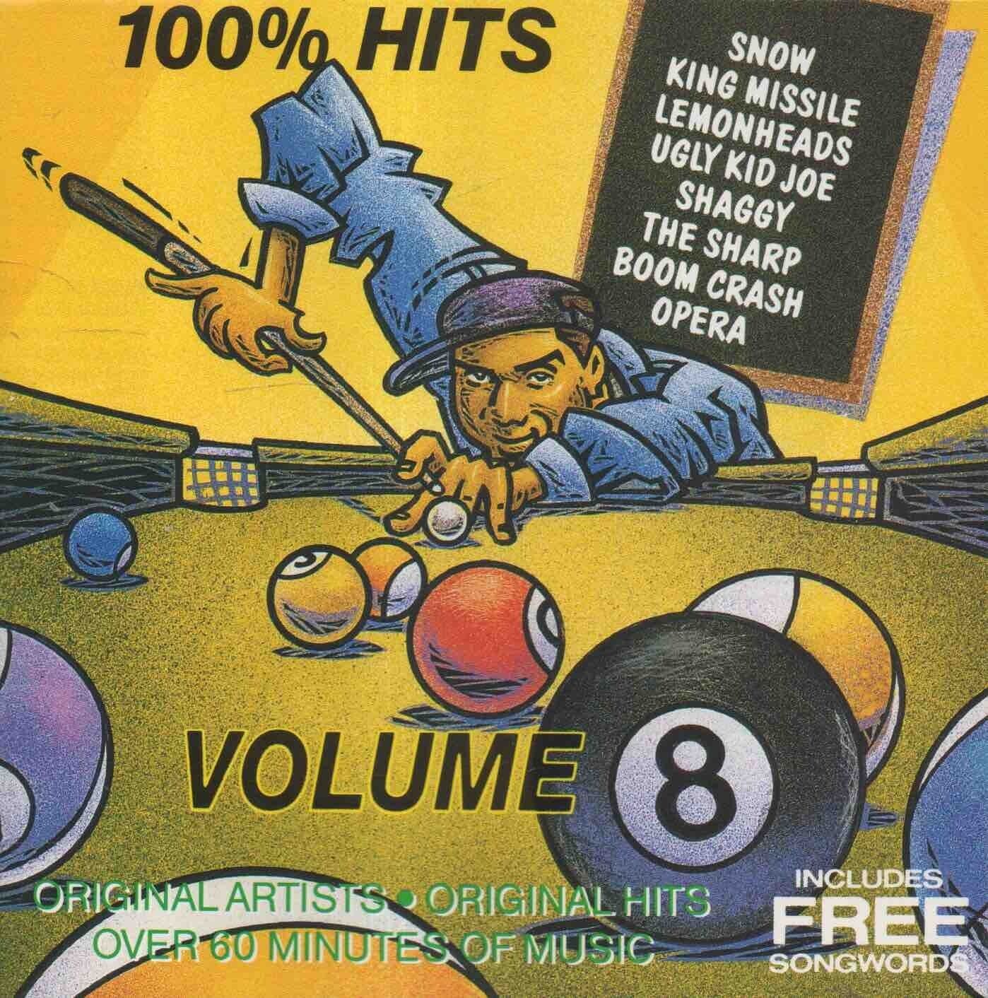 100% Hits Volume 8 CD cover