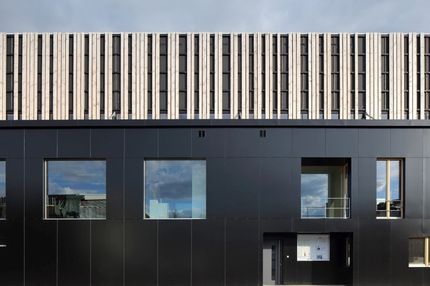 Geiger Holzsystembau müllerblaustein Produktionshalle