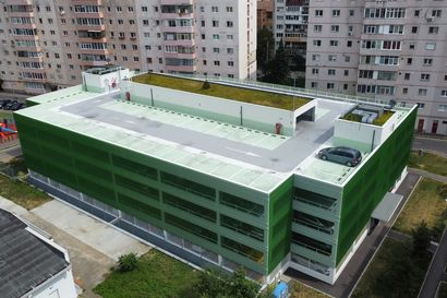 Construcție parcare supraetajată
