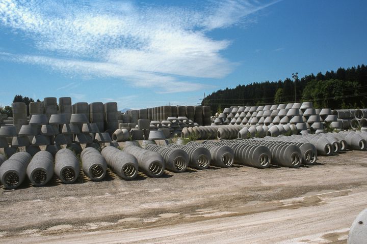 Das Betonwerk der Firma Klier in Hirschdorf.