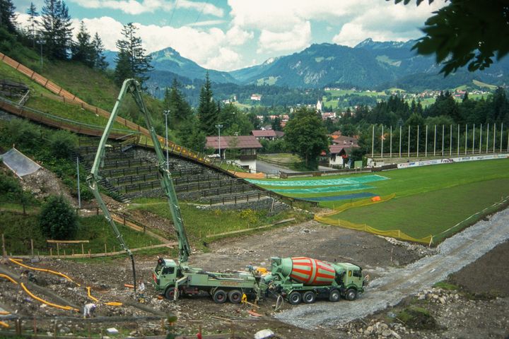 Umbau der Schattenbergschanze in Oberstdorf
