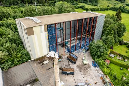Geiger Abbruch Hochregallager Kunert Immenstadt
