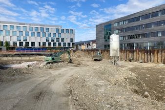 Erdarbeiten für neuen Digitalbau an der TH Ingolstadt