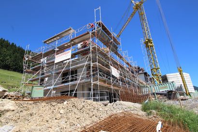Geiger Hoch- und Tiefbau Hotel Bergblick Balderschwang Baustelle