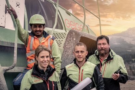 Vier Geiger Mitarbeiter