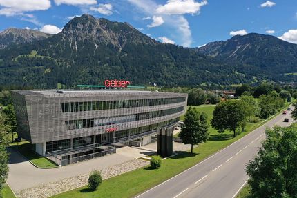 "Das Geiger Gebäude in Oberstdorf."