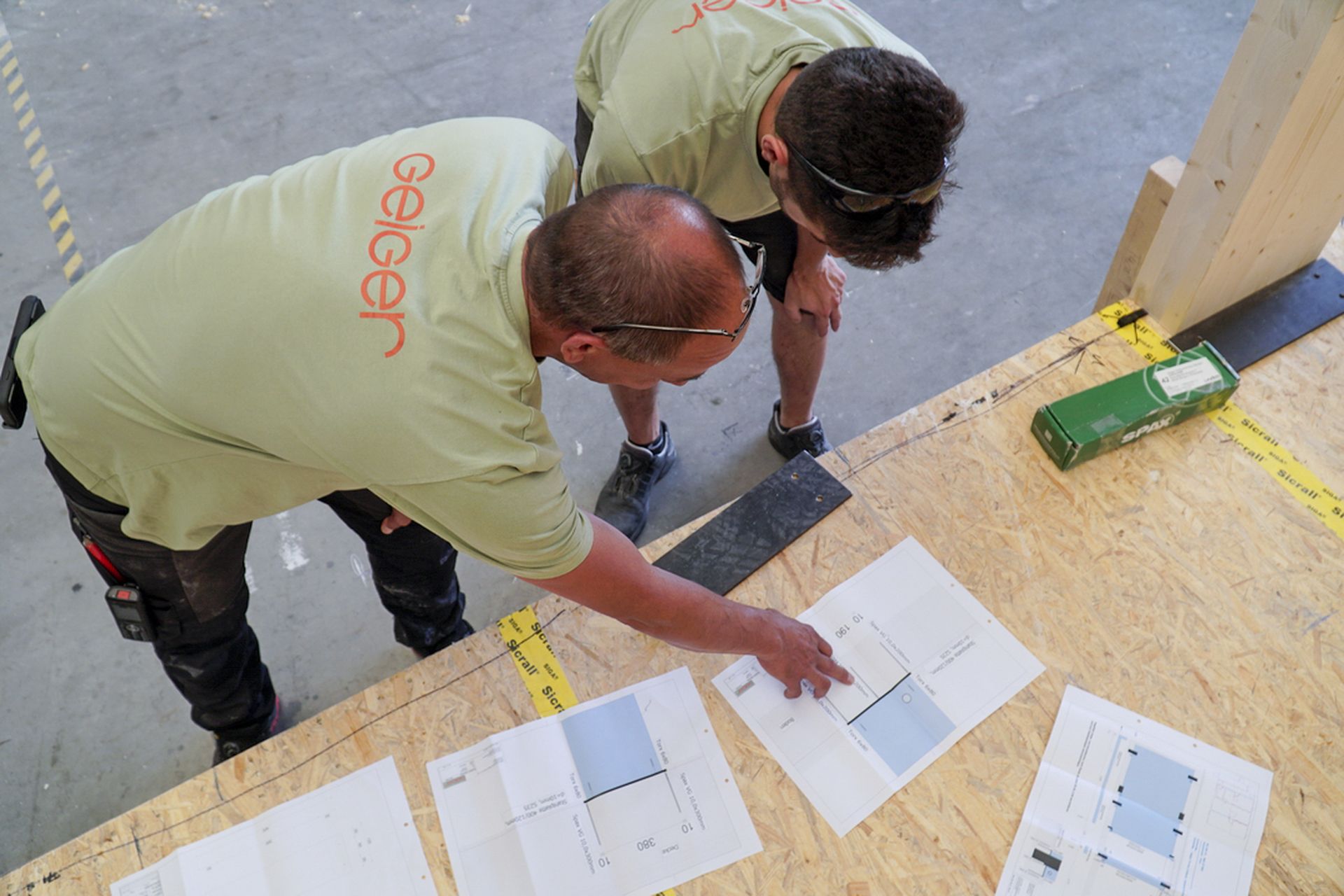 Geiger Holzsystembau Wangen Holzmodulbau Mitarbeiter Planung