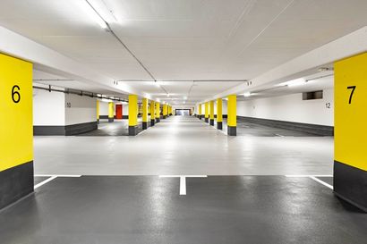 Geiger Bauwerksanierung Tiefgarage Ulm Stützen fertig