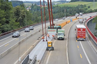 Geiger Bauwerksanierung Talbrücke Obere Argen von Oben