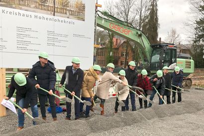 Spatenstich Altlastensanierung Künzelsau