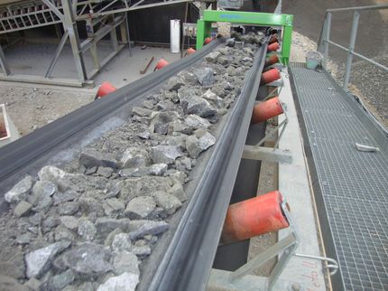 Förderband Baustelle Götschka Tunnel Österreich