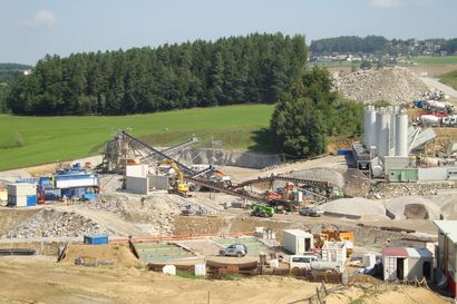 Baustelle Götschka Tunnel Österreich