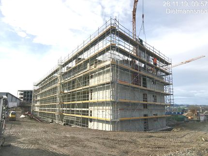 Geiger Hoch- und Tiefbau Hotel Das Flax Dietmannsried Baustelle