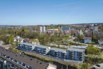 Finalum Kempten Ansicht von oben mit Stadtblick