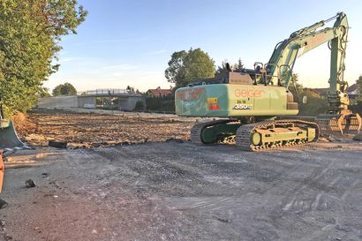 Sanierung Schrottplatz Otterfing Bagger