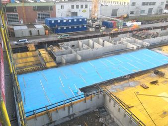 Geiger Hoch- und Tiefbau Meiller Gärten - Baufeld 05 München Baustelle