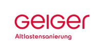 Geiger Altlastensanierung in roter Schrift
