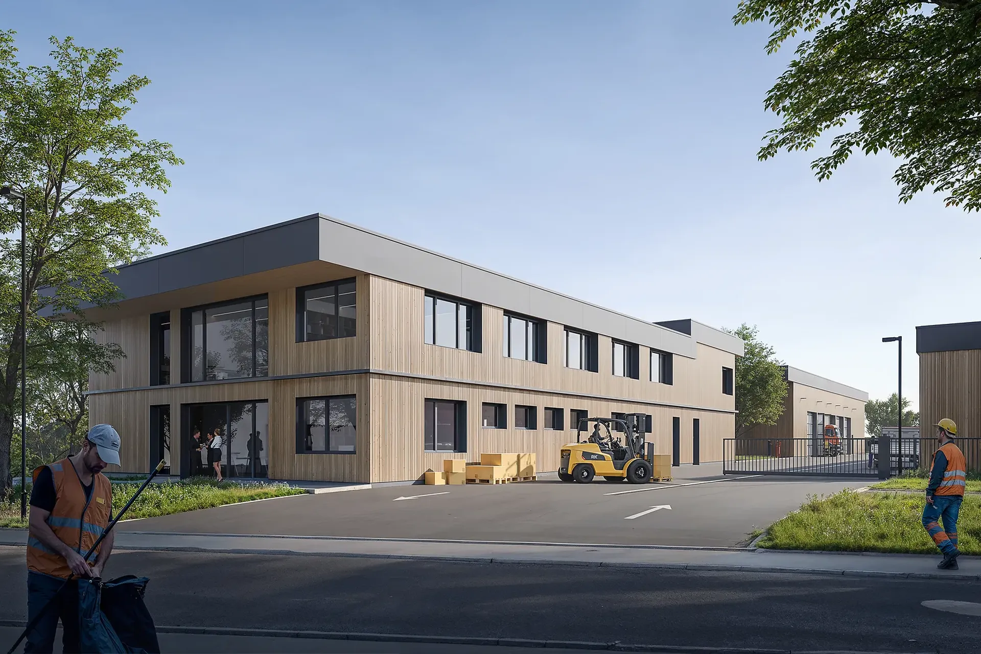 Vertragsunterzeichnung BV Baubetriebshof Weil der Stadt