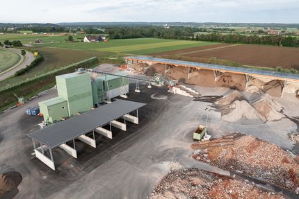 Mineralikwaschanlage Kreislaufstandort Memmingen