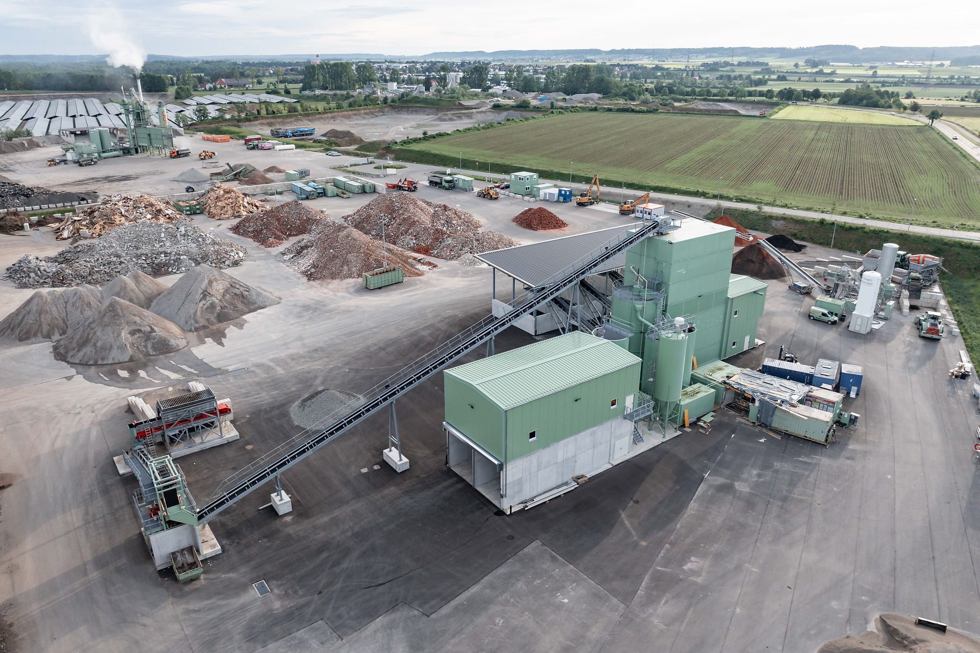 Die Waschanlage in Fuchsäcker in Memmingen.