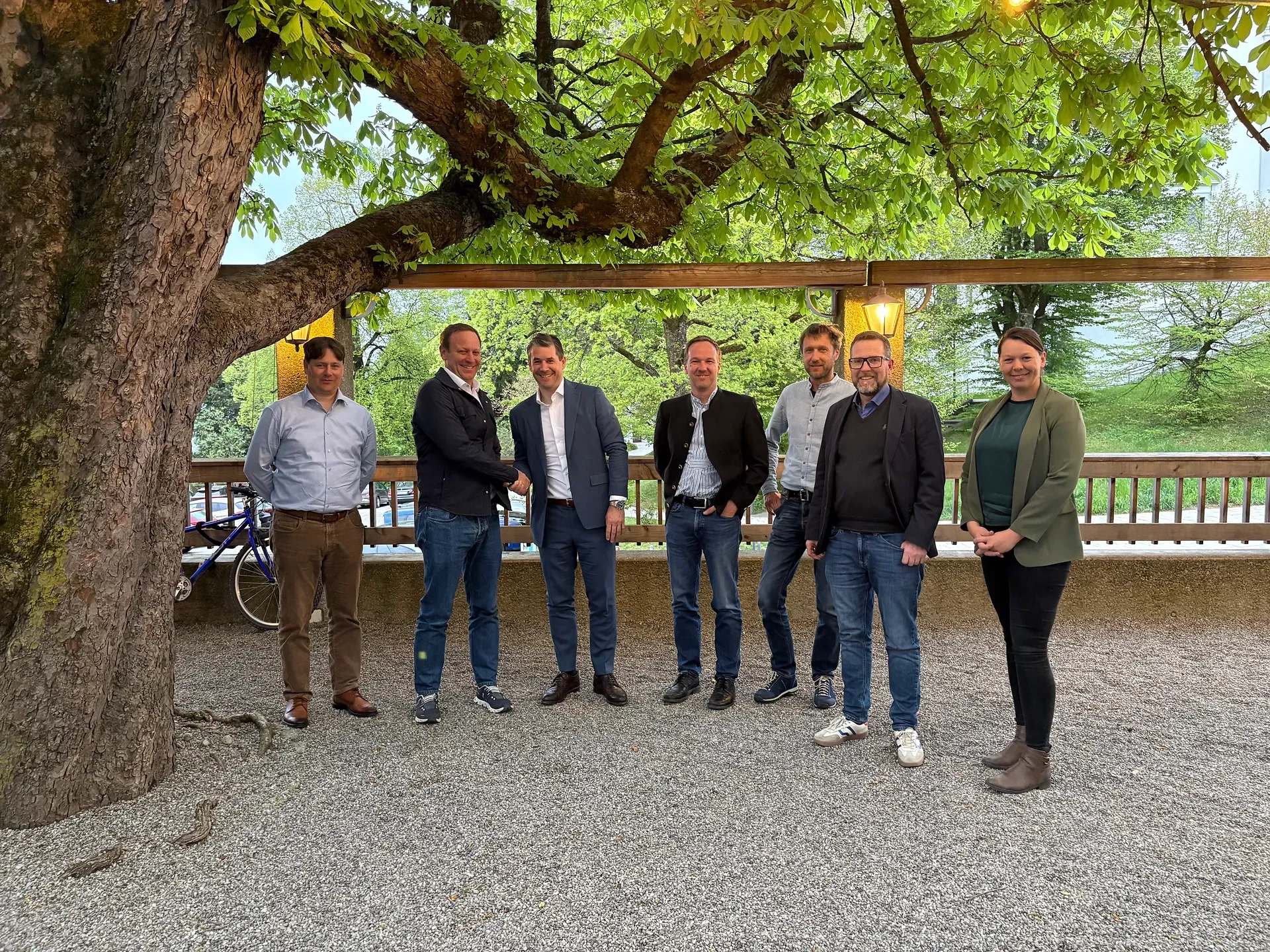 Gruppenfoto Geiger und Dobler