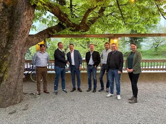Gruppenfoto Geiger und Dobler