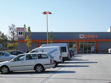 Geiger Projektentwicklung Fachmarktzentrum Landsberg Parkplatz Müller