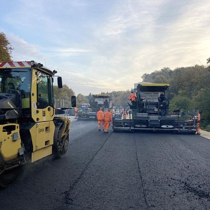 Brücksanierungen auf der A7