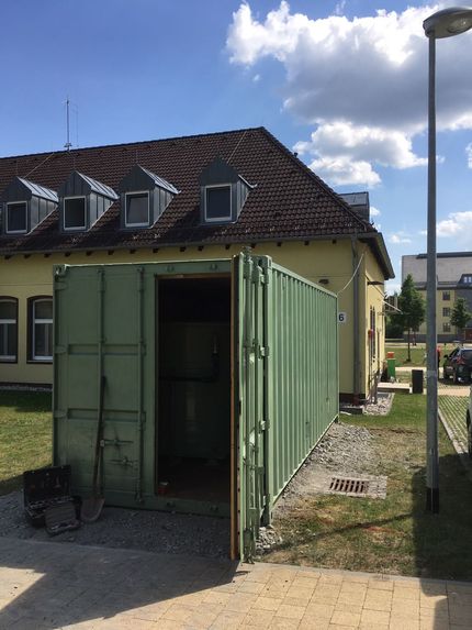 Wassereinigungsanlage in der US-Army Container