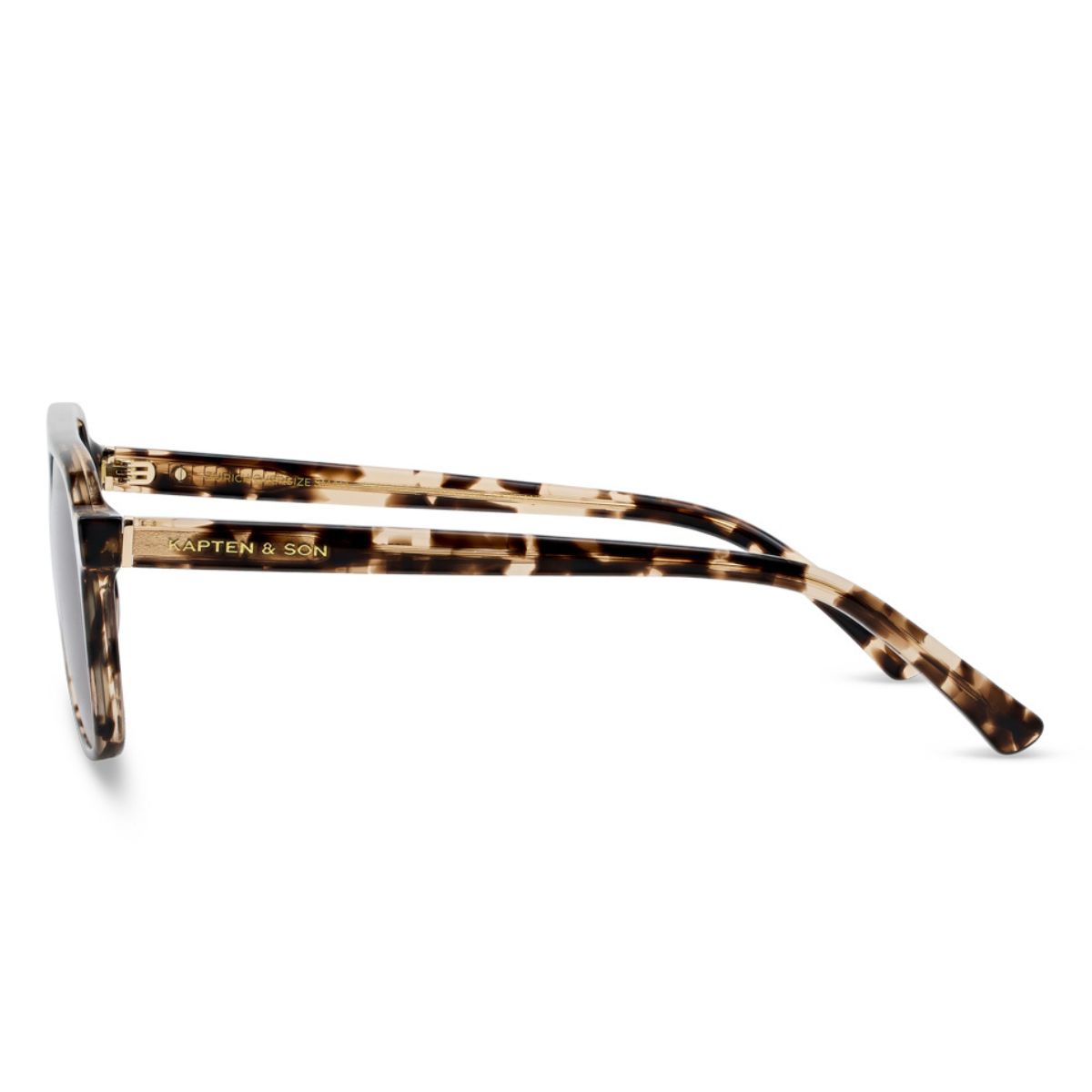 Zurich Oversize Small Dark Tortoise Green – Sunglasses | Kapten & Son