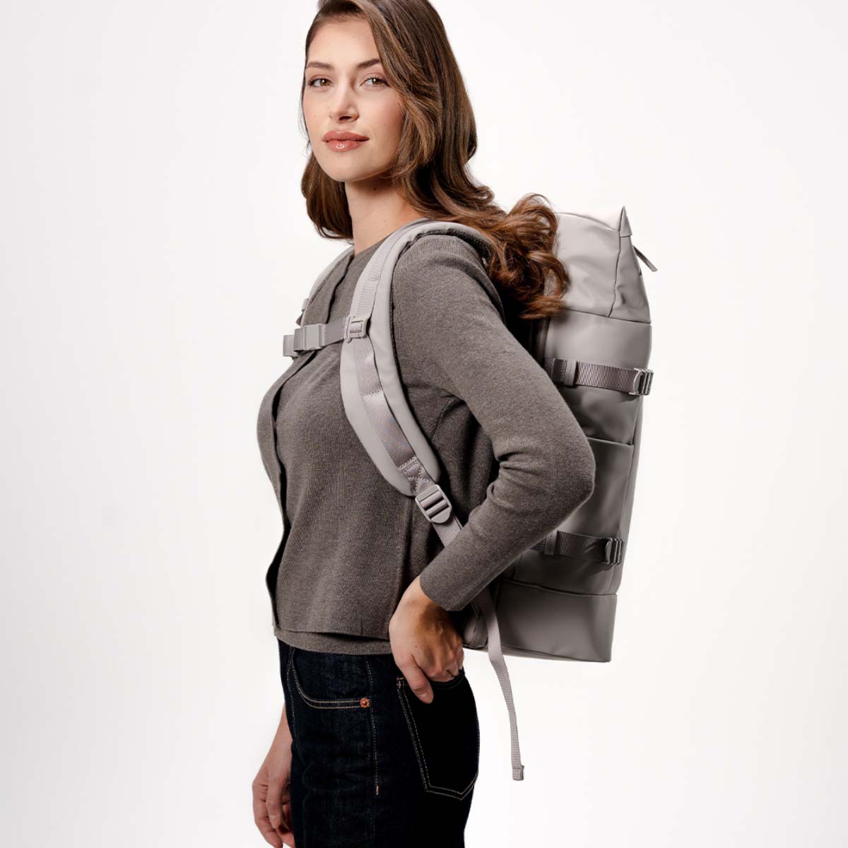 % Backpack S ベージュ スヌーピー リュック サンフラワー ベージュ SNOOPY