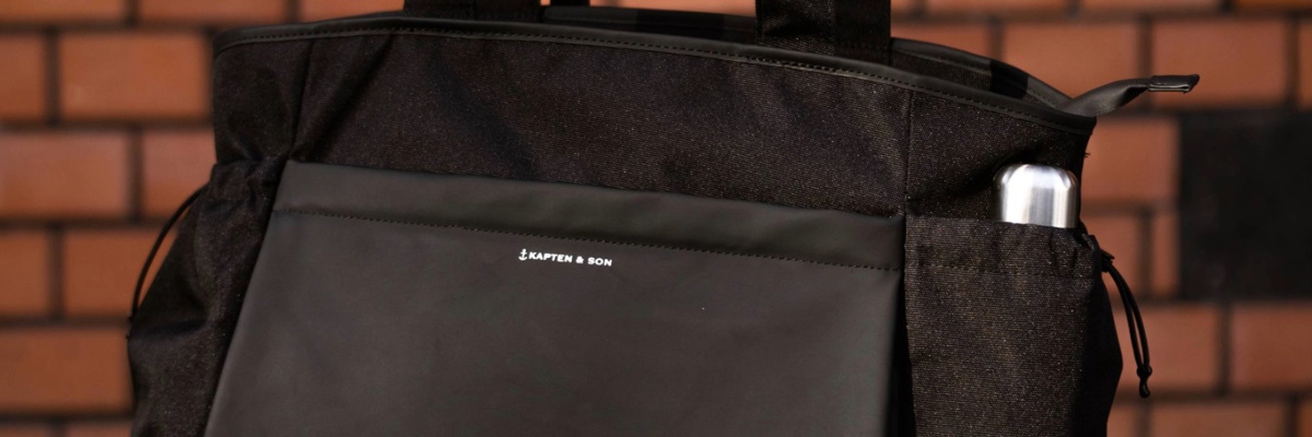 kliniktasche von kapten and son in schwarz