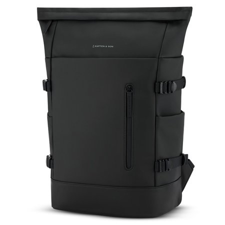 großer schwarzer rucksack mit 16 zoll laptopfach