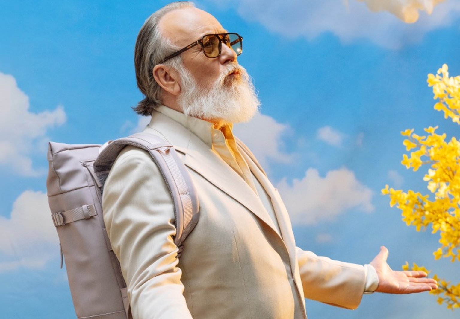 friedrich liechtenstein bei einem kapten & son werbespot