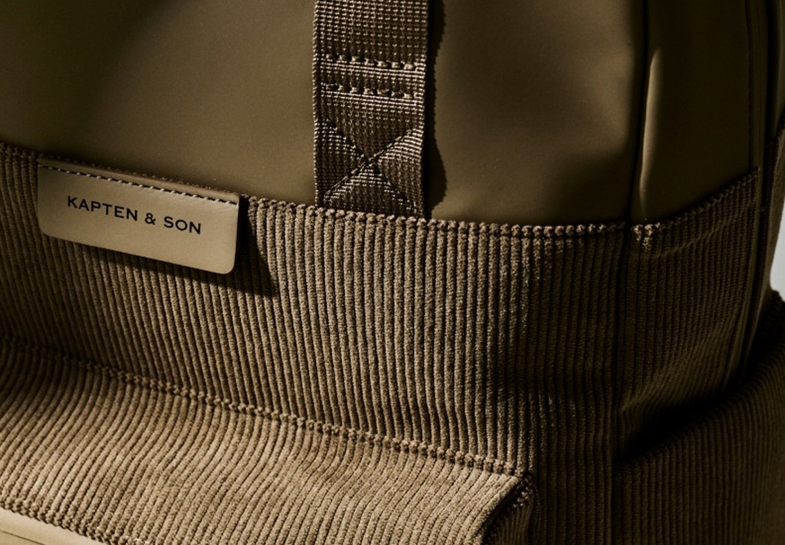 cord rucksack von kapten and son