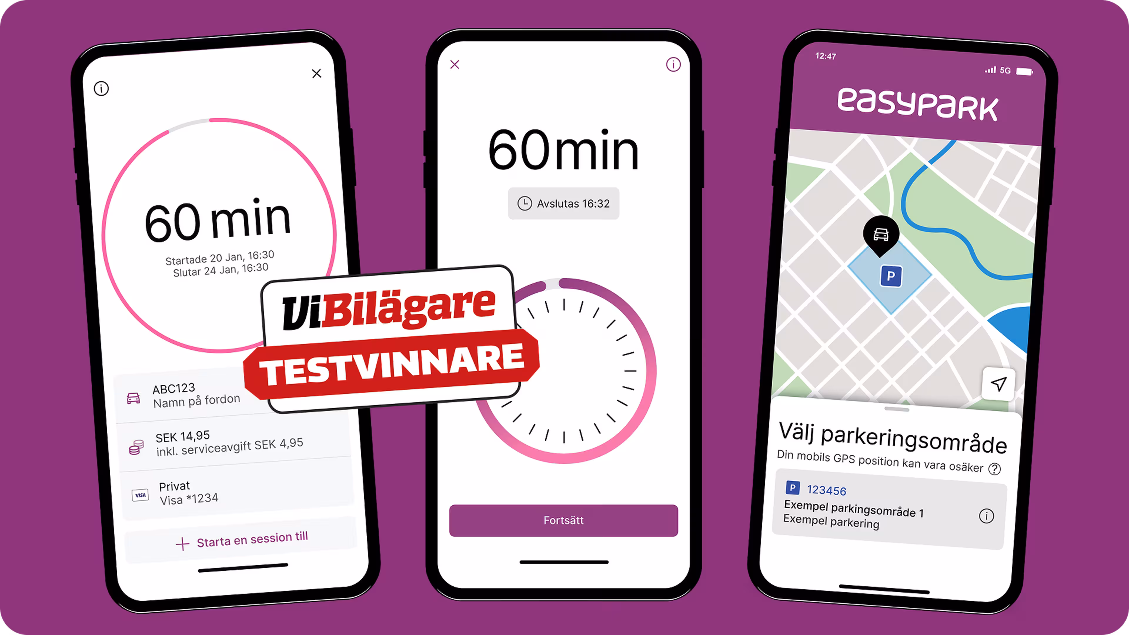 easypark testvinnare sverige