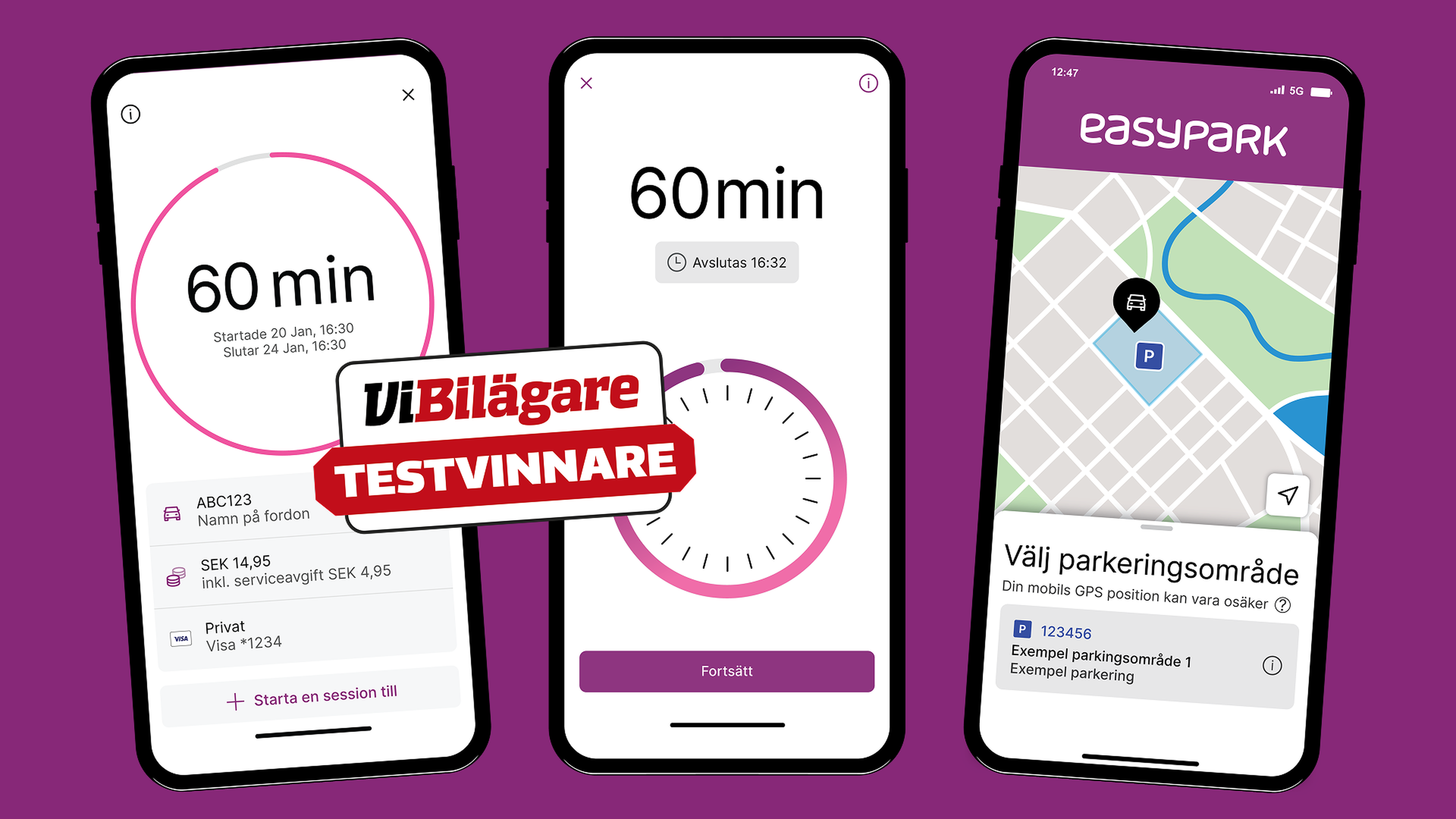 easypark testvinnare sverige
