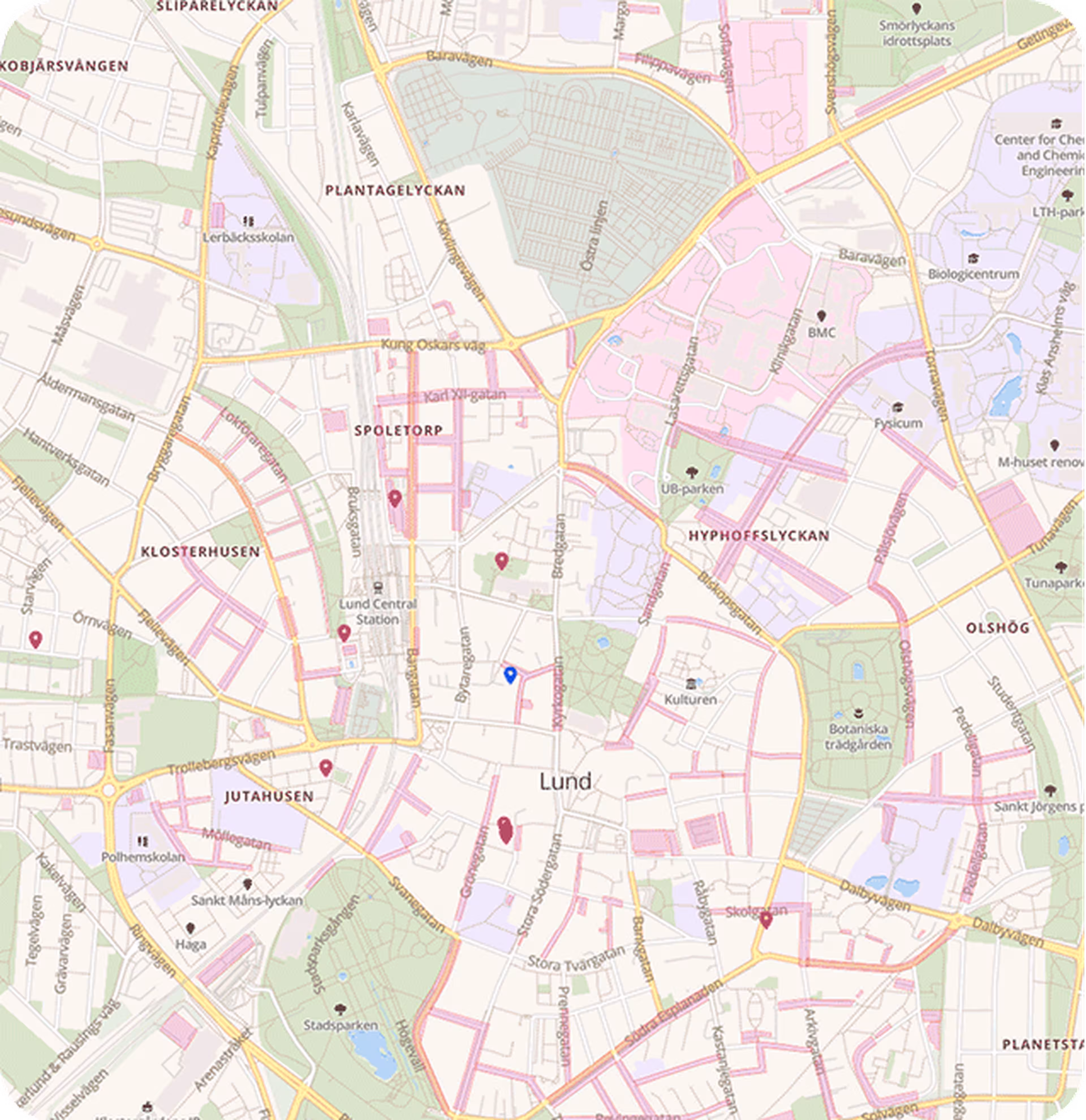 EasyPark parkering i Lund