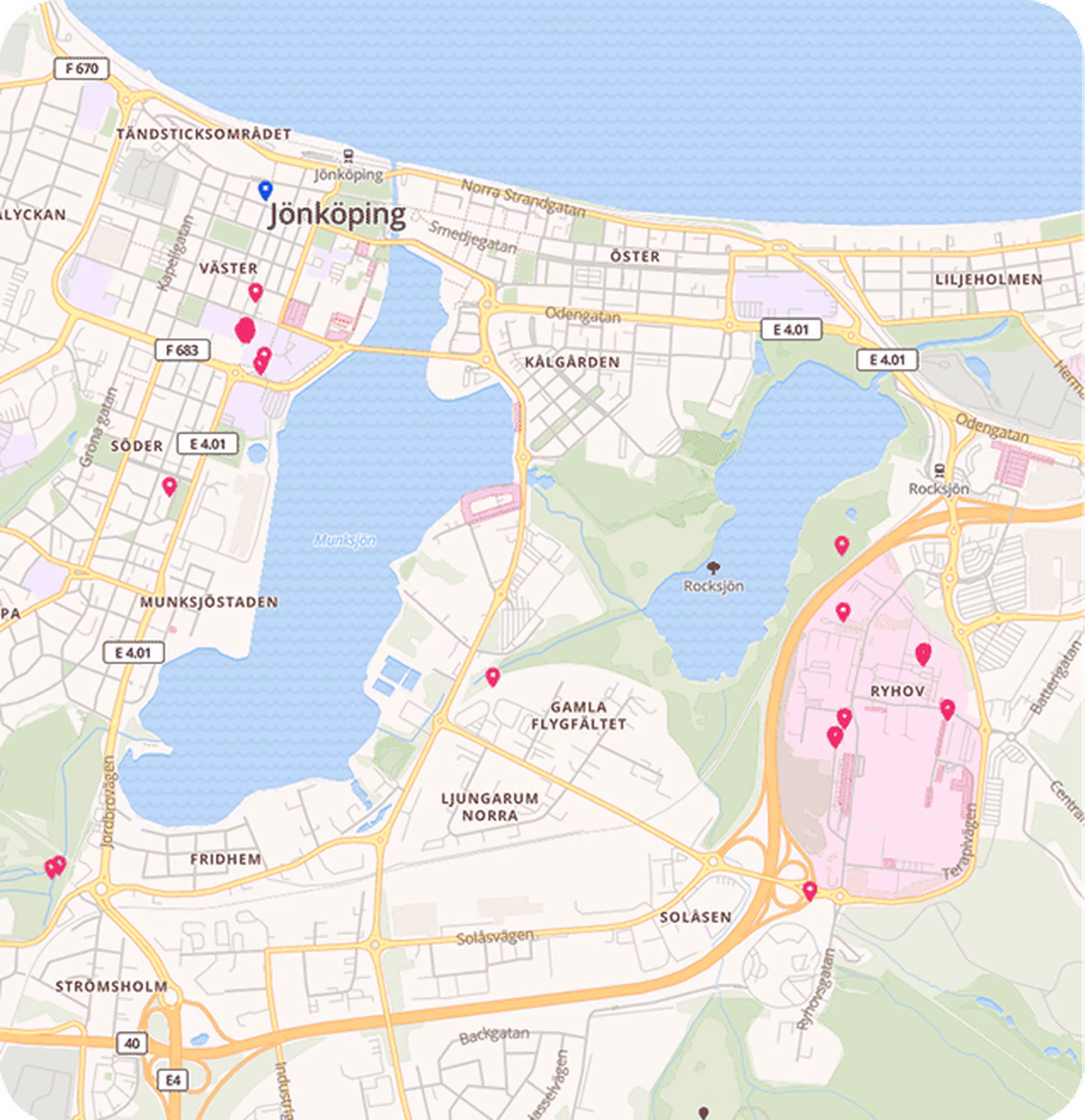 karta parkering jönköping