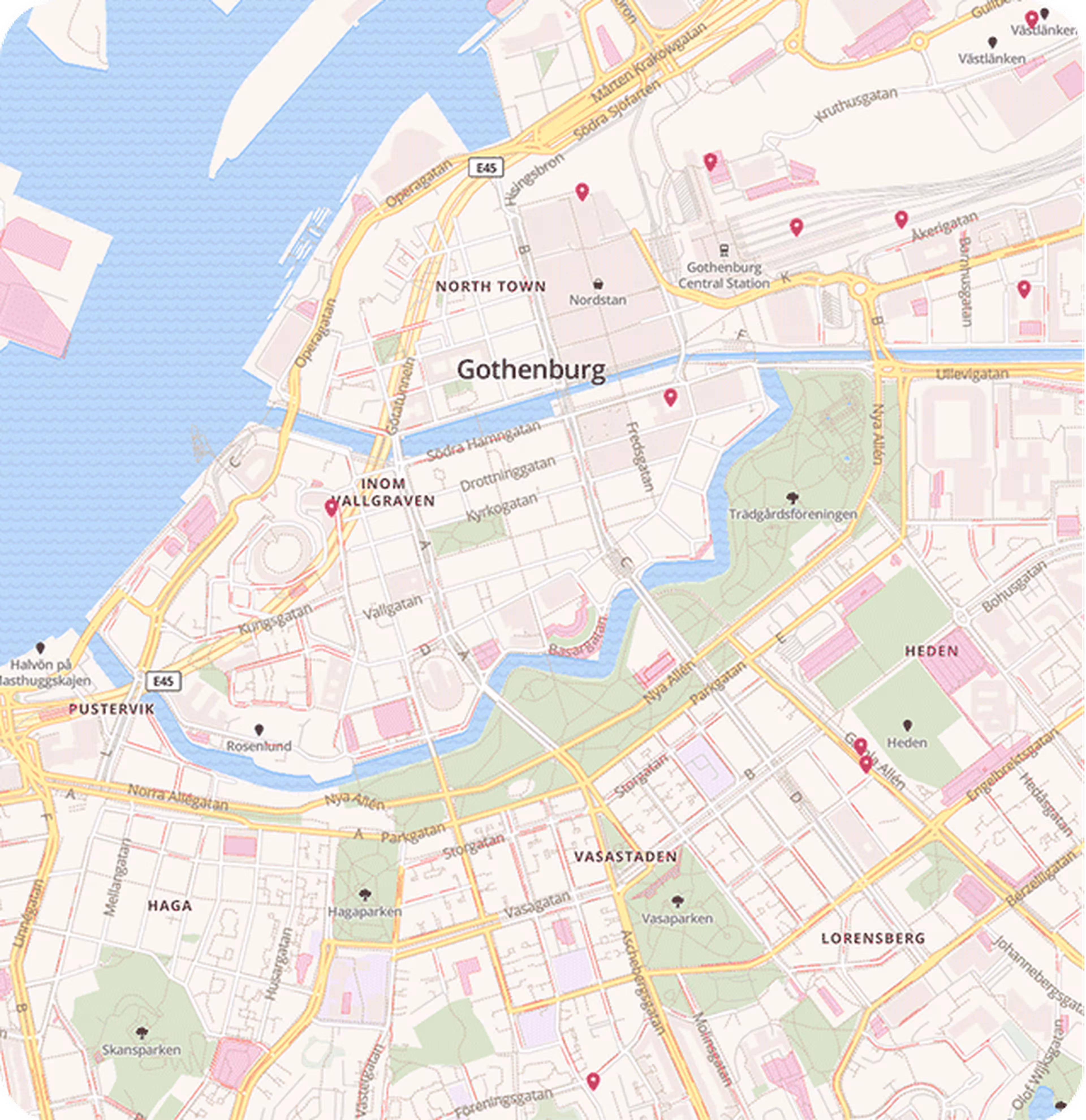 parkering göteborg karta