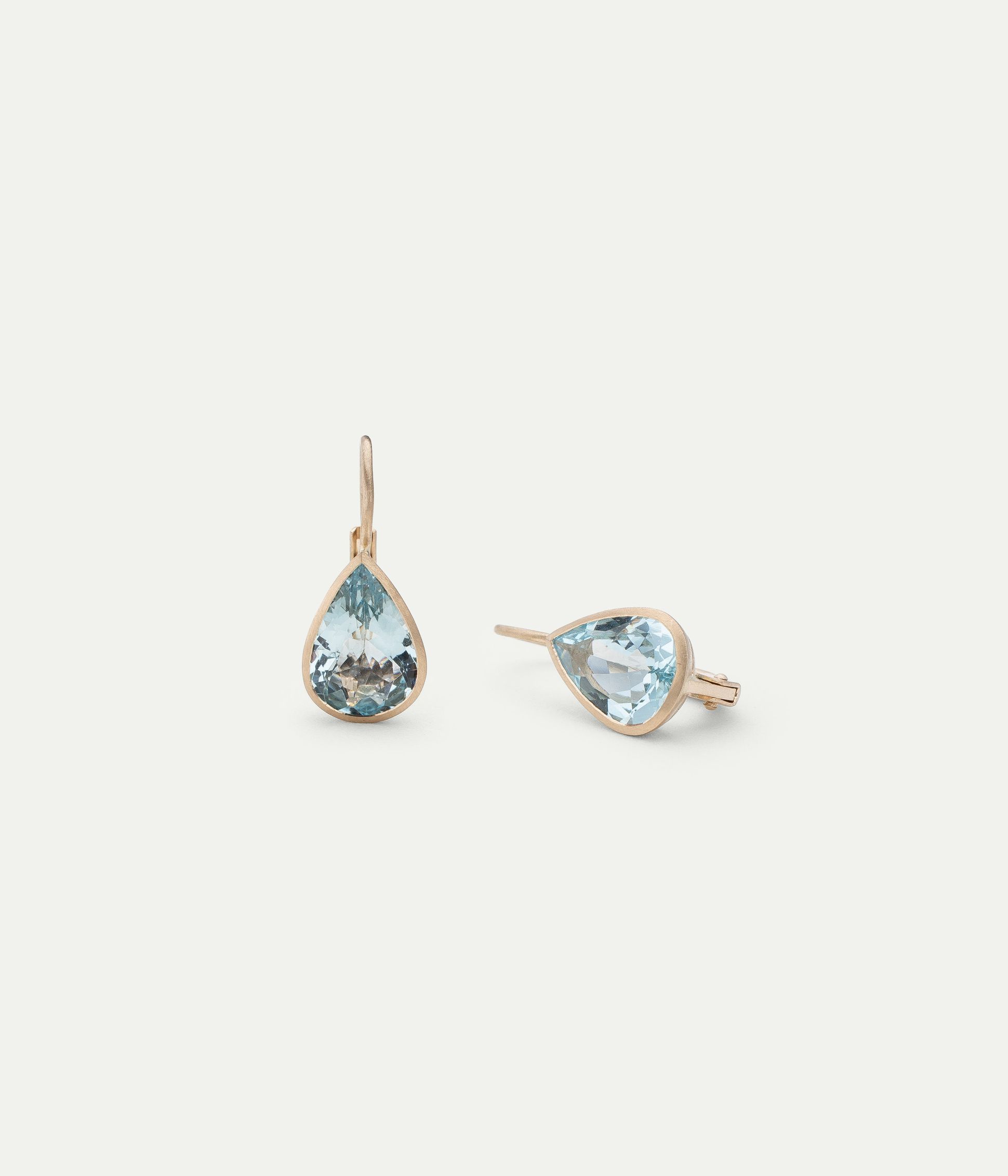 Boucles d'oreilles Gwyneth Aigue Marine - Anaconda
