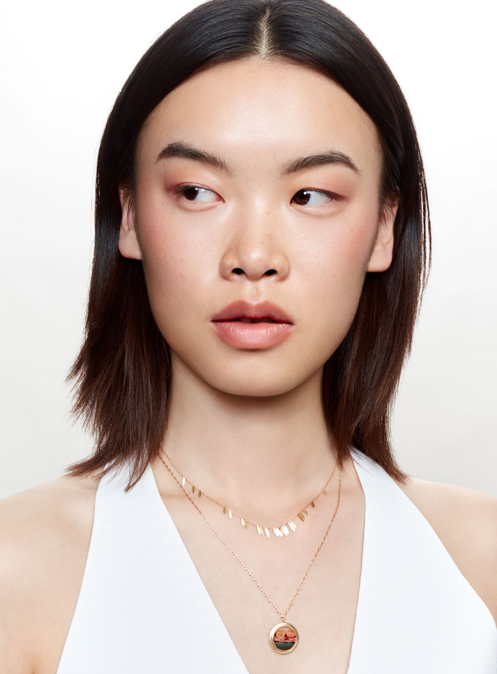 Collier Scattered Leaf