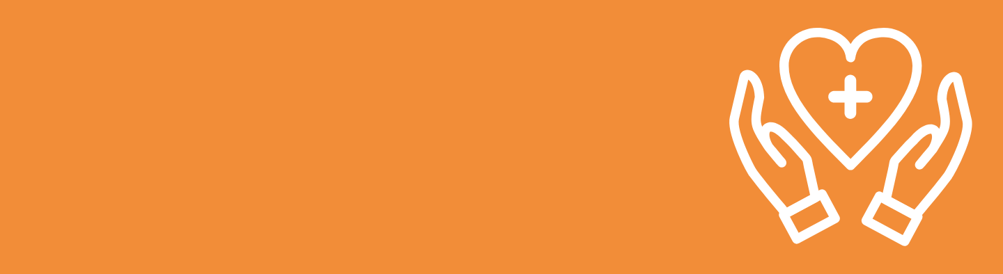 A drawing of two hands holding a heart with a cross in the middle