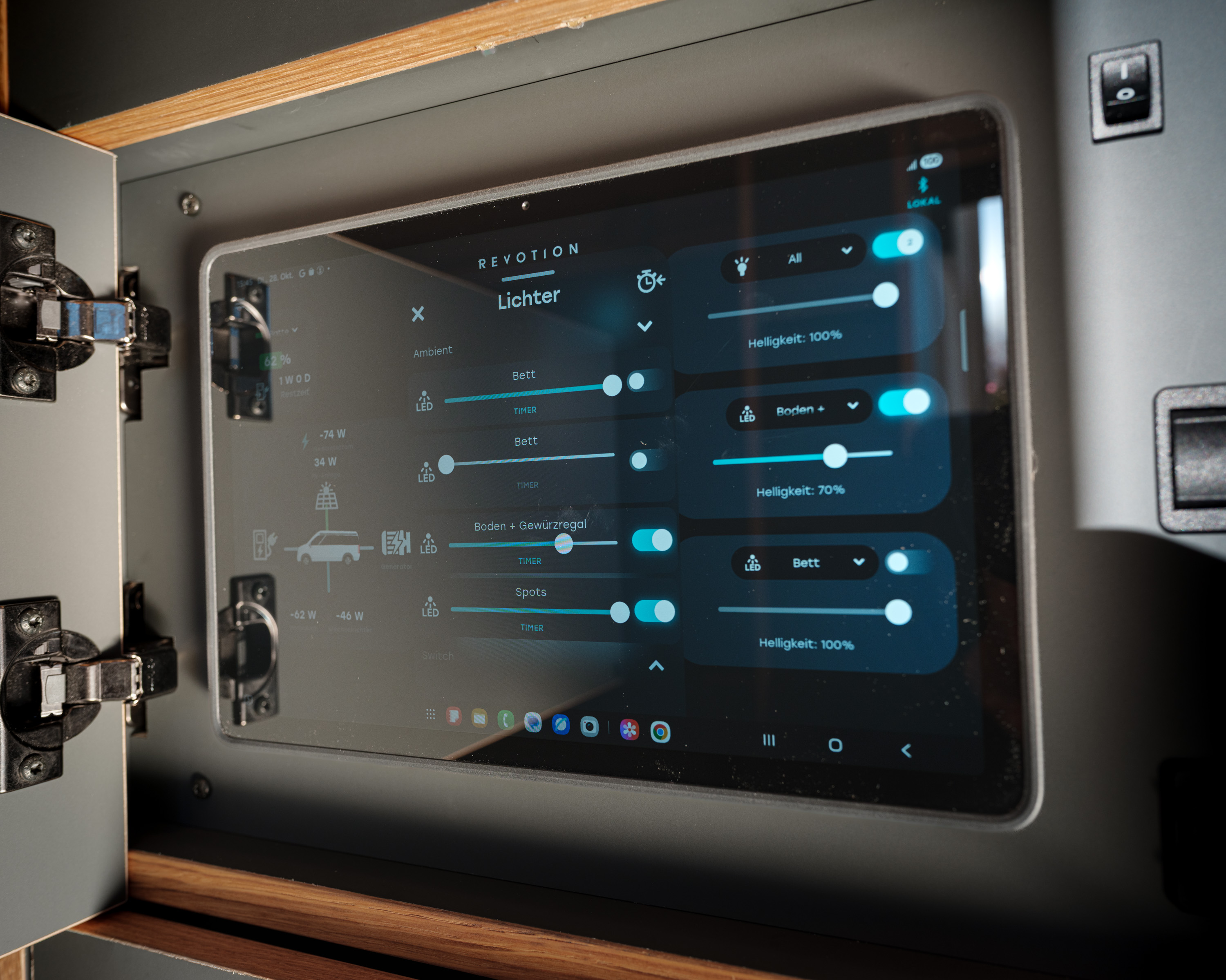 contron Panel für Licht und Fahrzeugfunktionen vom VW Crafter Patgific