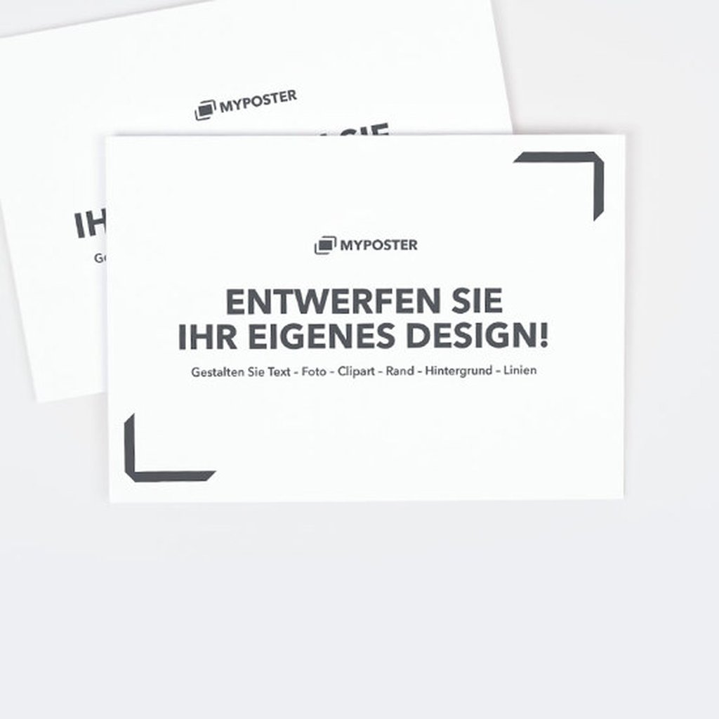 Karten selbst gestalten - online | MYPOSTER