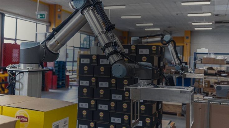 Paletização sem dor com a Universal Robots