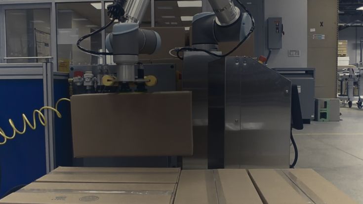 Paletização robotizada: automatize sua produção com cobots